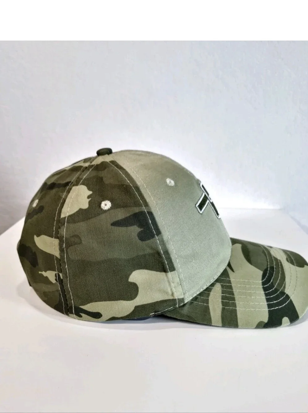 VTG Oklahoma Dodgers Cap Mens Adjustable Green & Camo NWOT Deadstock